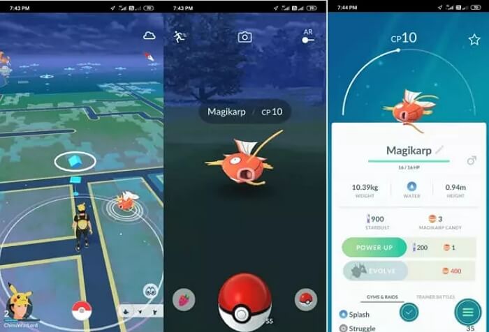 Użyj pokemon go z fałszywymi lokalizacjami