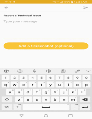 Zgłoś problem techniczny na Bumble