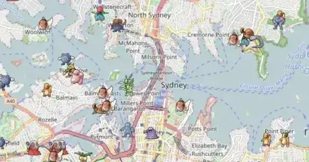 Mapa oszustwa Pokémon GO