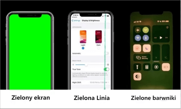 naprawy zielonego ekranu iPhone'a