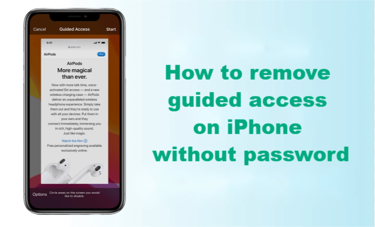 Jak usunąć dostęp z przewodnikiem na iPhonie bez hasła