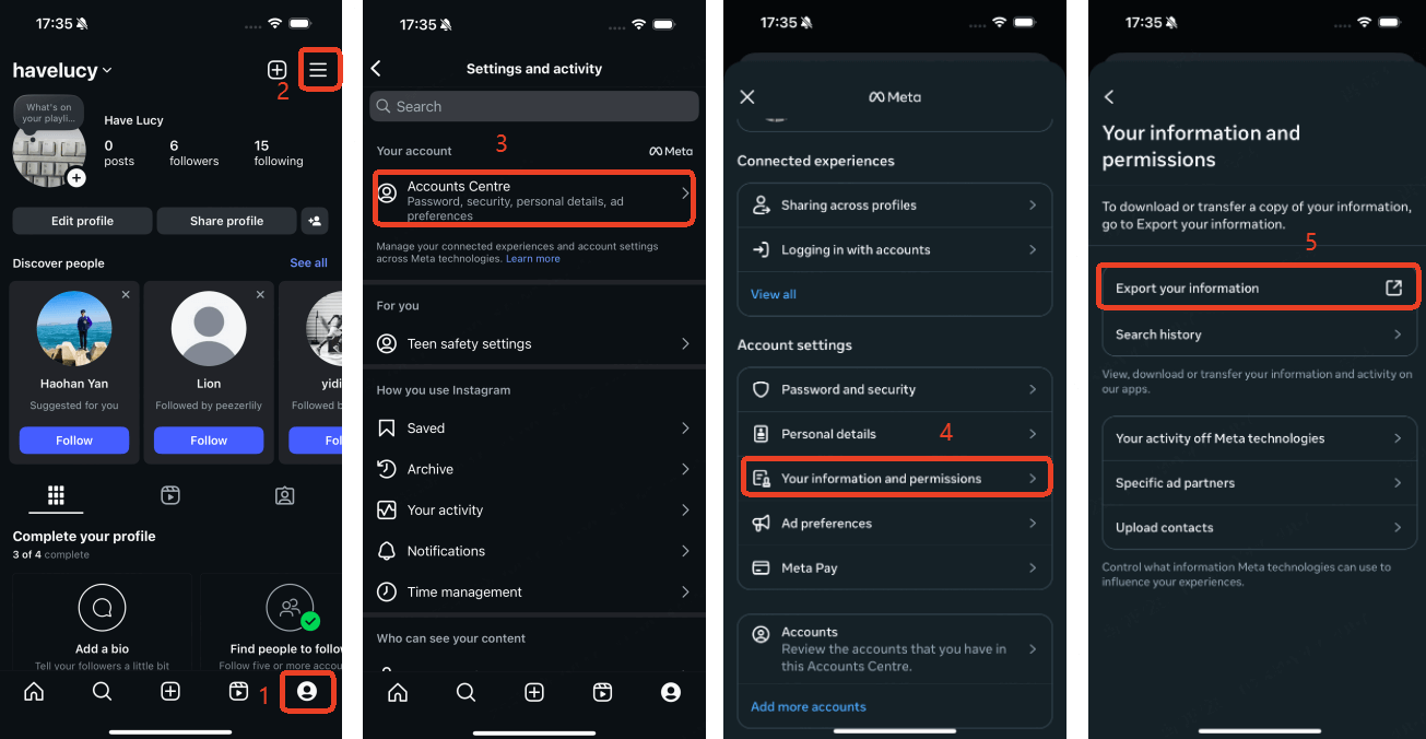 pobierz i odzyskaj usunięte rozmowy instagram