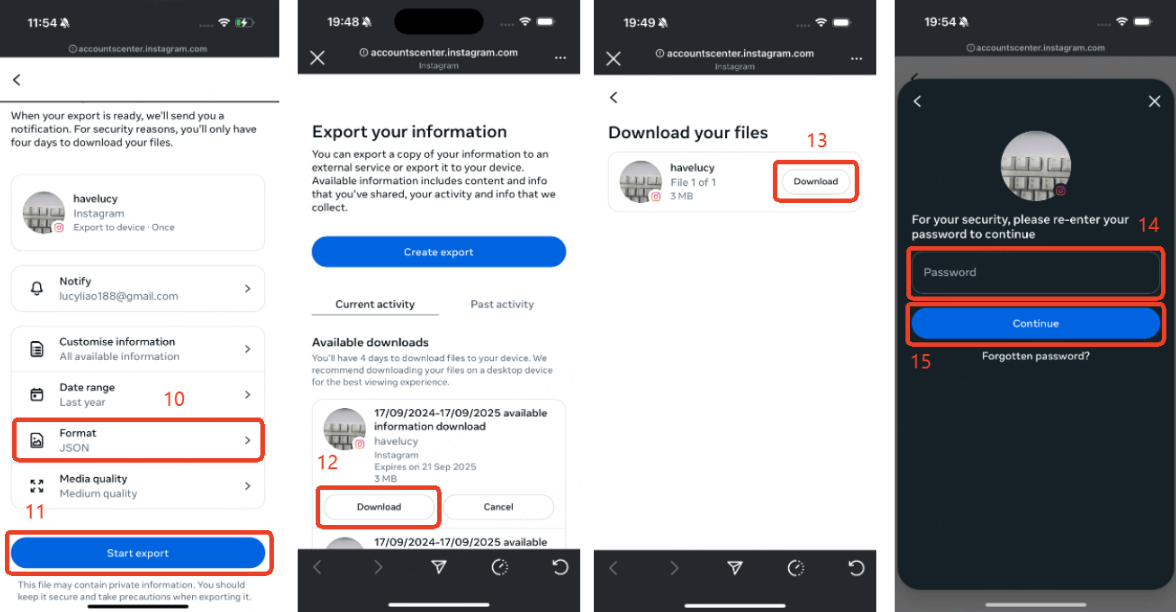 pobierz i zobacz usunięte wiadomości instagram iphone