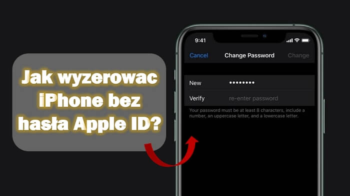 Jak wyzerowac iPhone bez hasła apple id