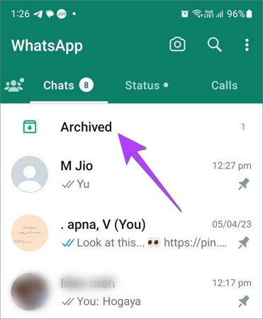 Zarchiwizowane czaty WhatsApp: jak archiwizować/dearchiwizować czaty w WhatsApp