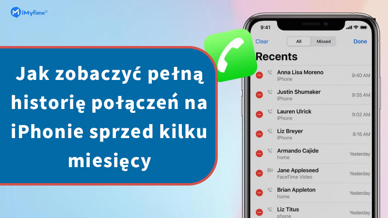 Jak zobaczyć pełną historię połączeń na iPhonie sprzed kilku miesięcy