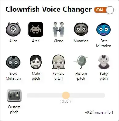 Clownfish Voice Changer