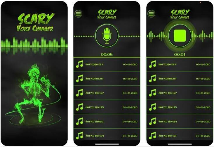 Scary Voice Changer and Recorder dla iOS