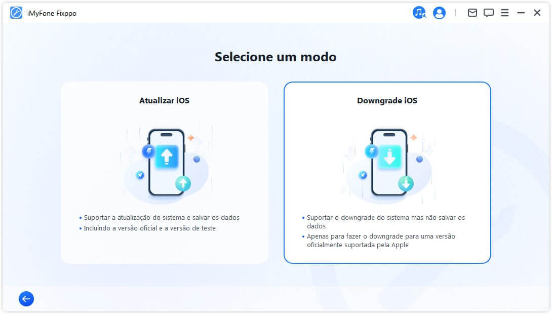 Clique no Modo Padrão de Fixppo