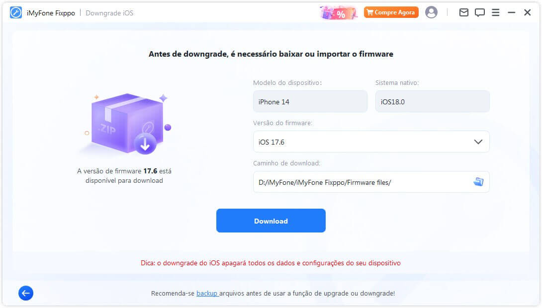 iMyFone Fixppo download firmware