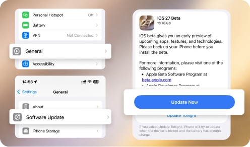 software update wifi