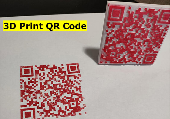 3d print qr code