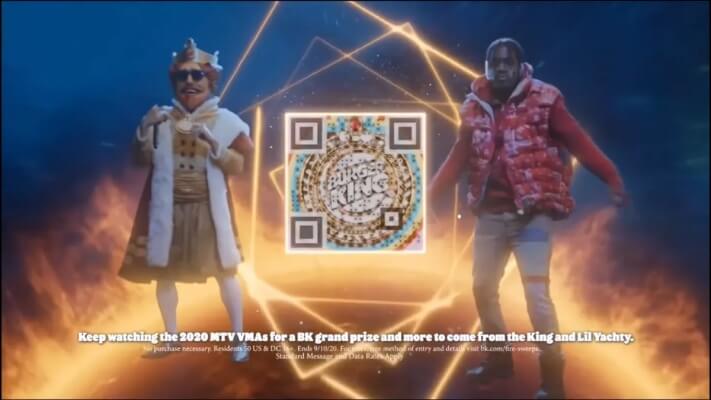 burger king qr code campaign