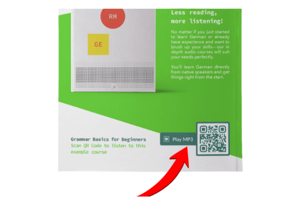 add call to action qr code on books