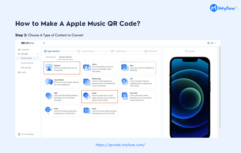 create apple music qr code