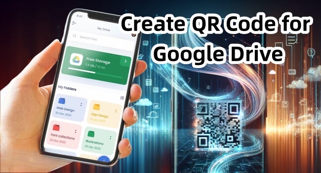 how to create qr code for google drive