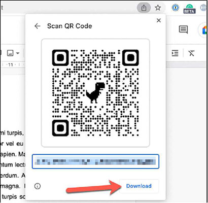 download google docs qr code