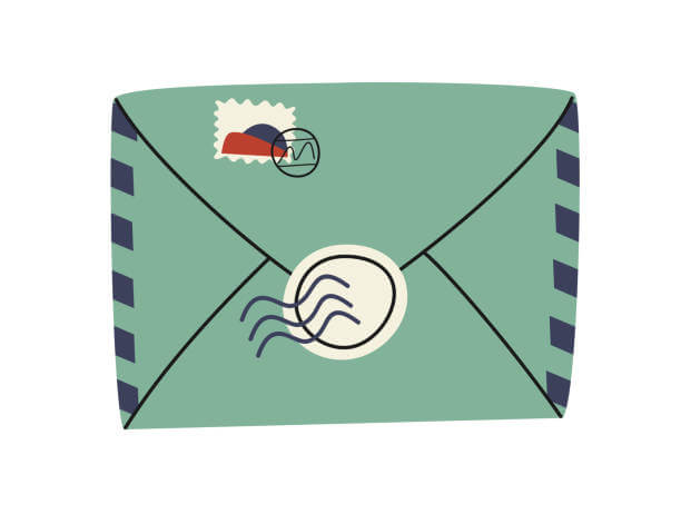 envelope with simple design