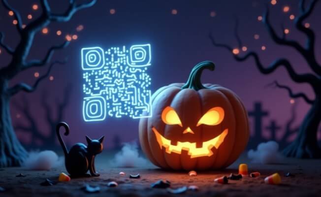 halloween qr code