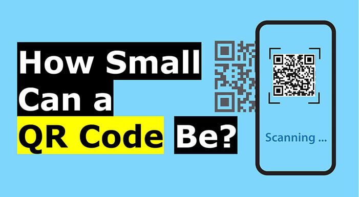 how small can a qr code be