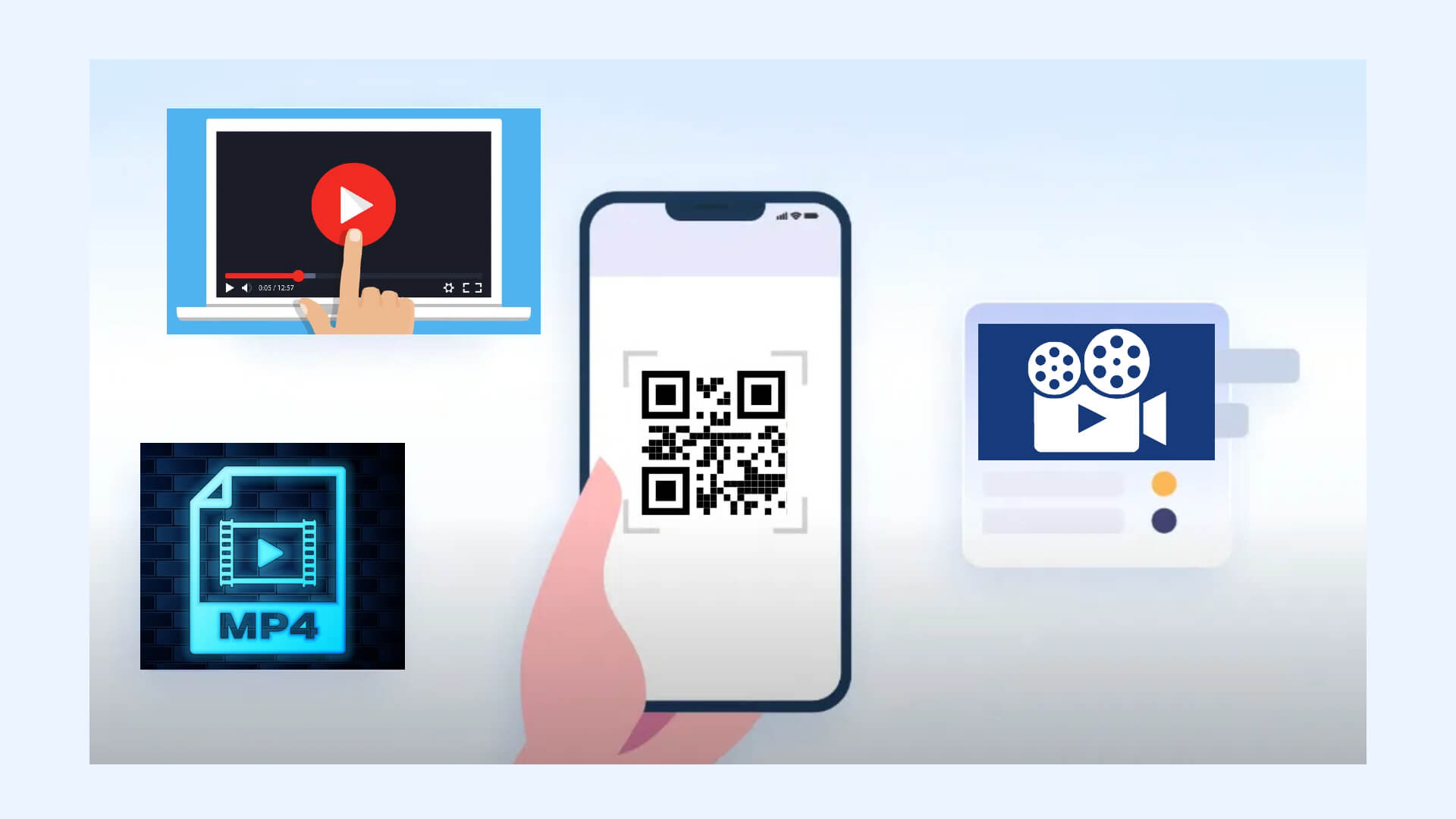 how to make video into qr code