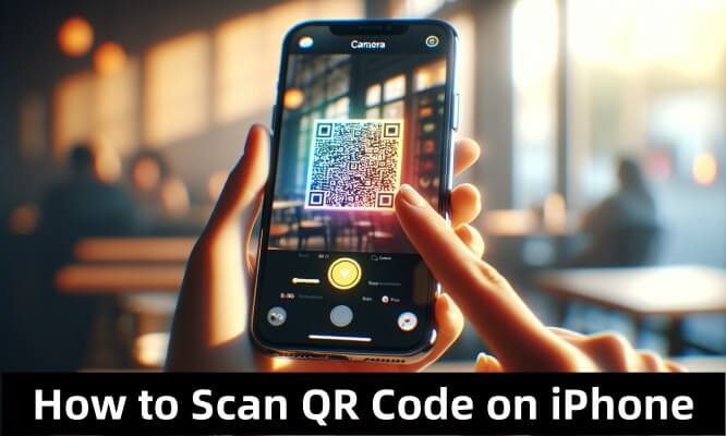 how to scan qr code on iphone