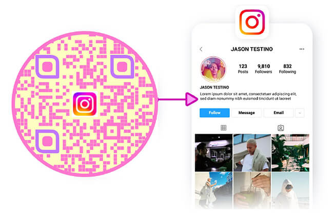 instagram to qr code