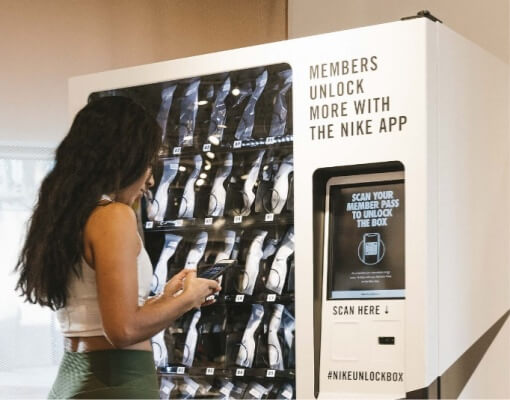 nike unlock box qr code campaign