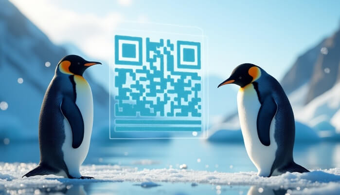 penguin qr code