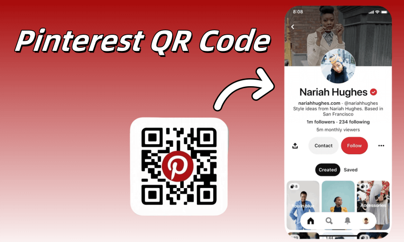 pinterest qr code