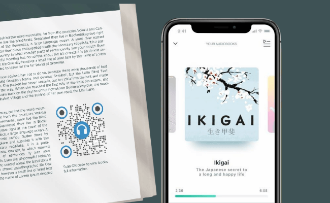 book qr code to audiobooks