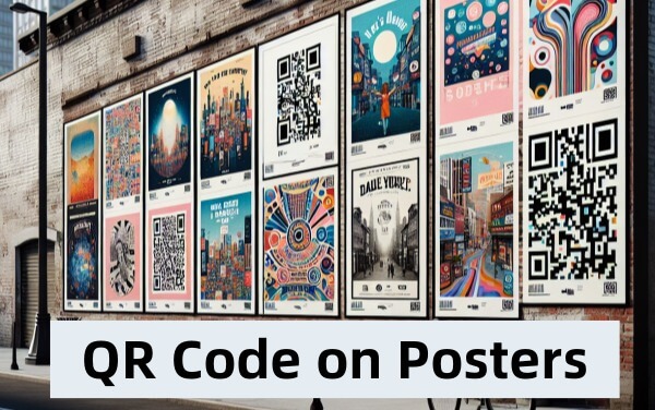 qr code on posters