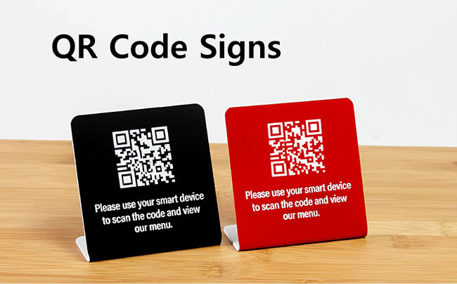 qr code signs