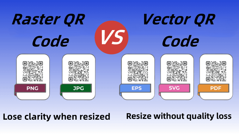 raster vs vector qr code