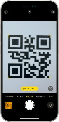 scan qr code on android with camera