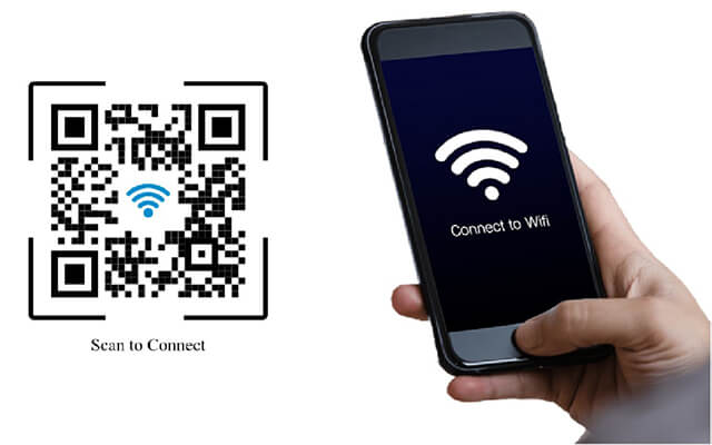 scan qr code to connect to wifi