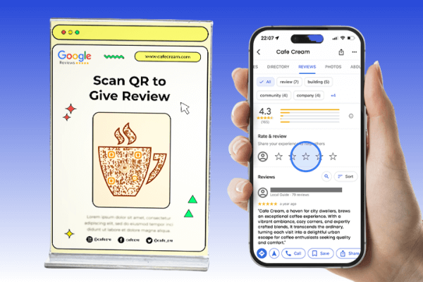 scan qr code to google reviews