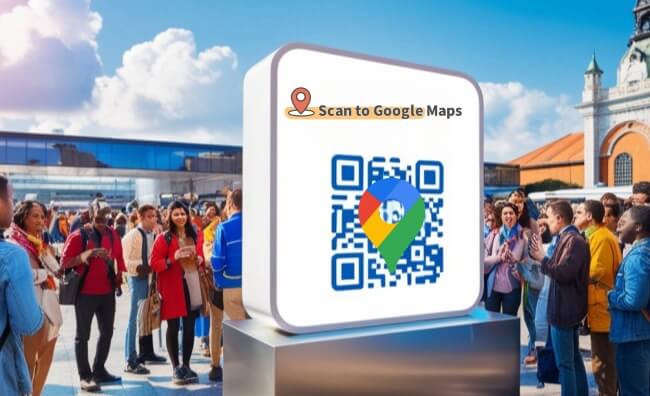 scan qr code to google maps