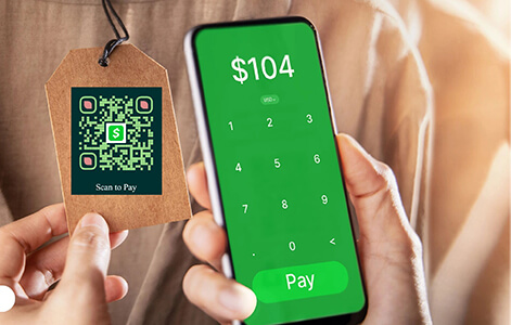 scan qr code to pay via cash app