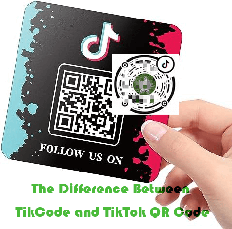 difference between tikcode and tiktok QR code