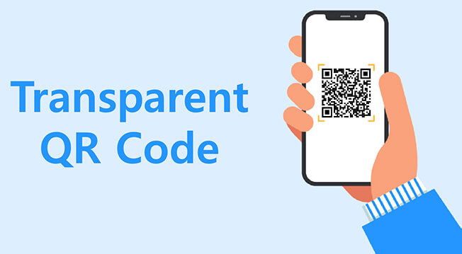 transparent qr code