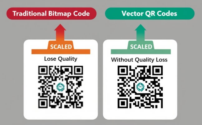 vector qr code vd bitmap qr code