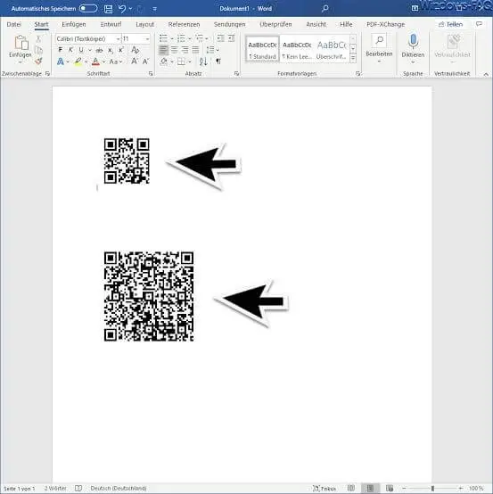 generate document qr code with add-ins