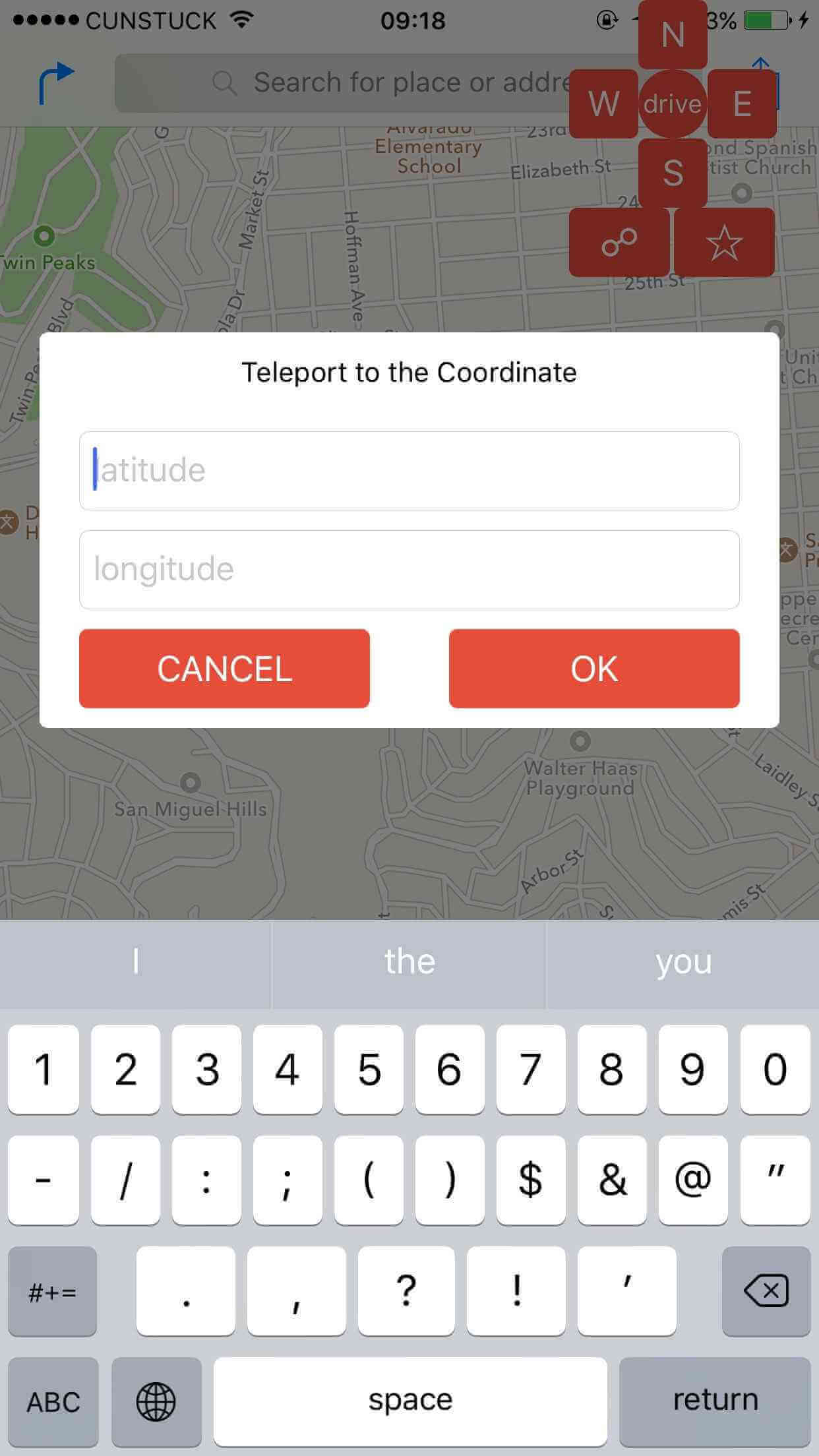 hvernig á að falsa staðsetningu á iphone með location handle