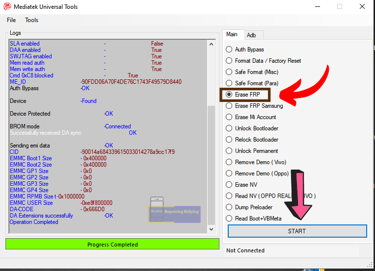 Bypassare FRP con Mediatek Universal Tool