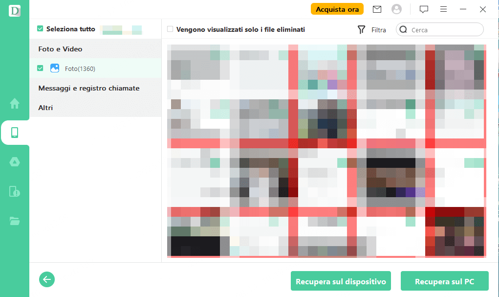 Recuperare con successo le foto cancellate su Android