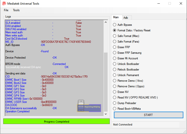 Sbloccare android con Mediatek Universal Tool