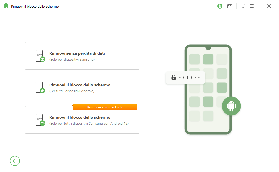 Rimuovere il blocco schermo da tutti i dispositivi Android