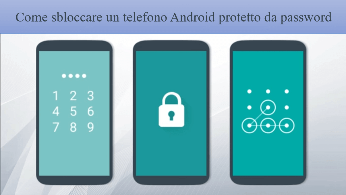 come sbloccare un telefono android protetto da password