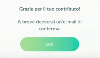 Completare la richiesta di un PokéStop